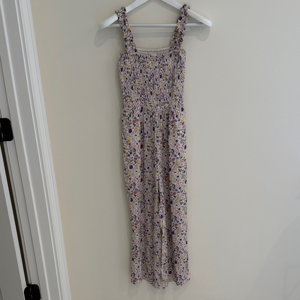Wilfred for Aritzia floral jump suit